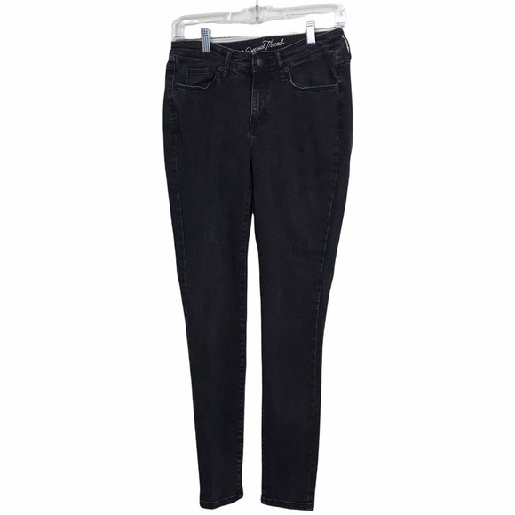 Universal Thread Black Curvy Skinny Jeans 28R 6 - Picture 1 of 9